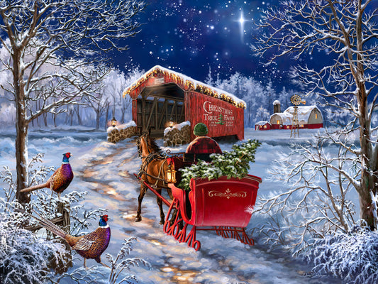 Starry Winter Night - 1000 Pieces