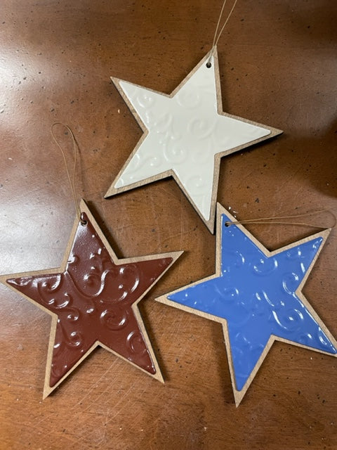 Embossed Star Ornament