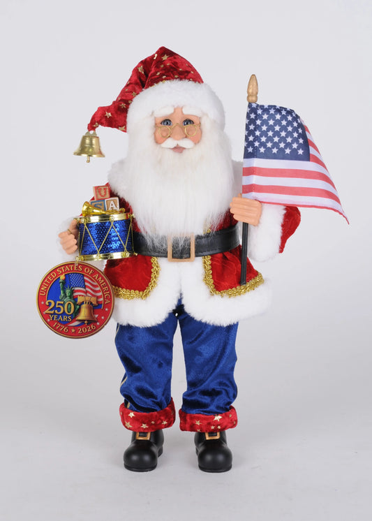 Stars & Stripes Santa