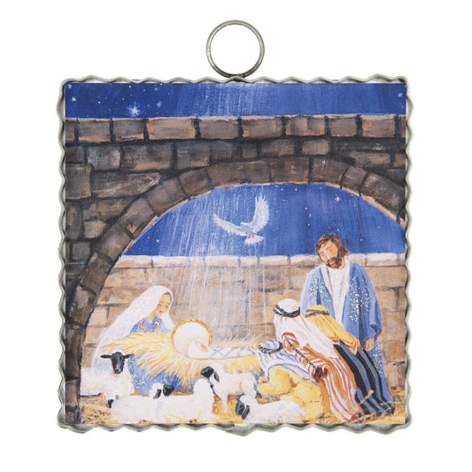 Mini Gallery Stone Nativity