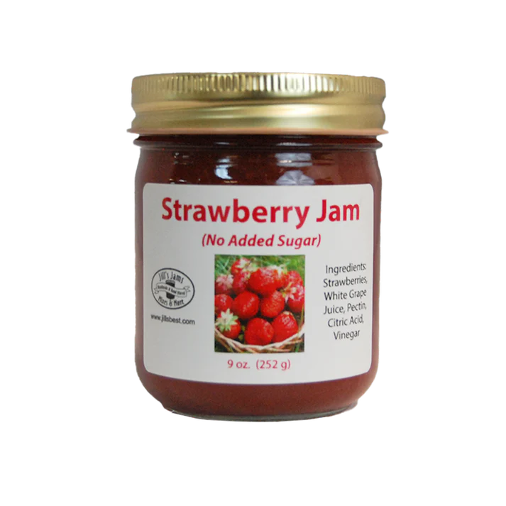 Strawberr Jam  (No Sugar Added) - 9 oz jar
