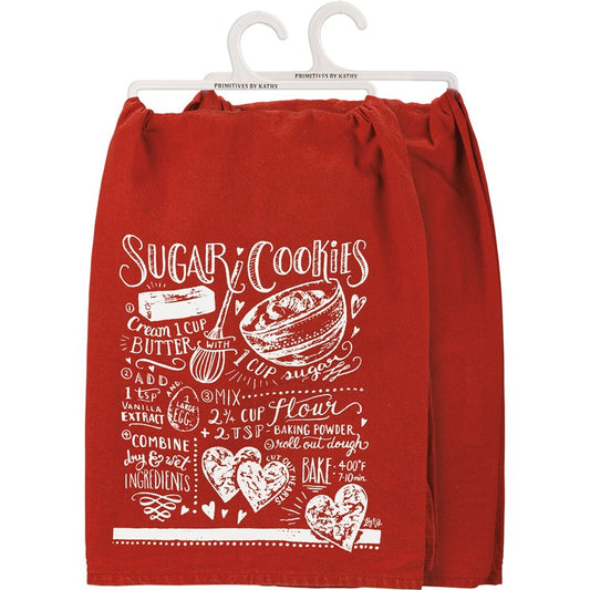 Kitchen Towel - Sugar Cookie Recipe