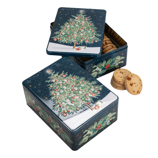 Christmas Tree Tin