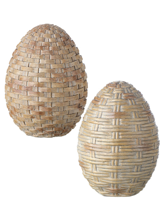 Resin "Wicker" Easter Eggs - 2 colors