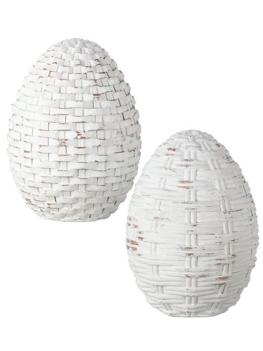 Resin "Wicker" Easter Eggs - 2 colors