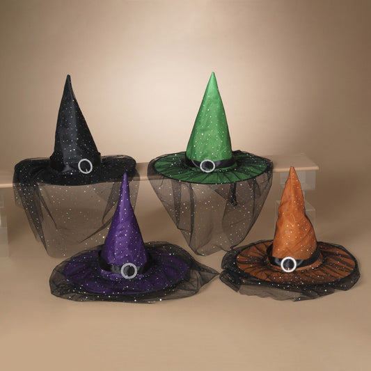 Halloween Witch Hat - 4 colors