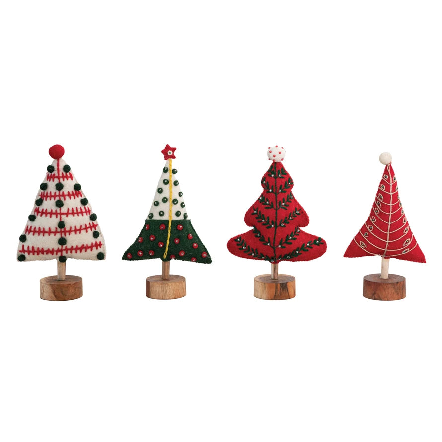 Wool Felt Trees - 4 styles