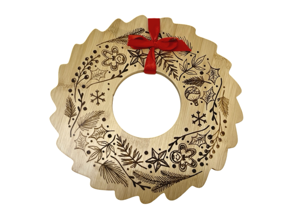Wreath Serving Board