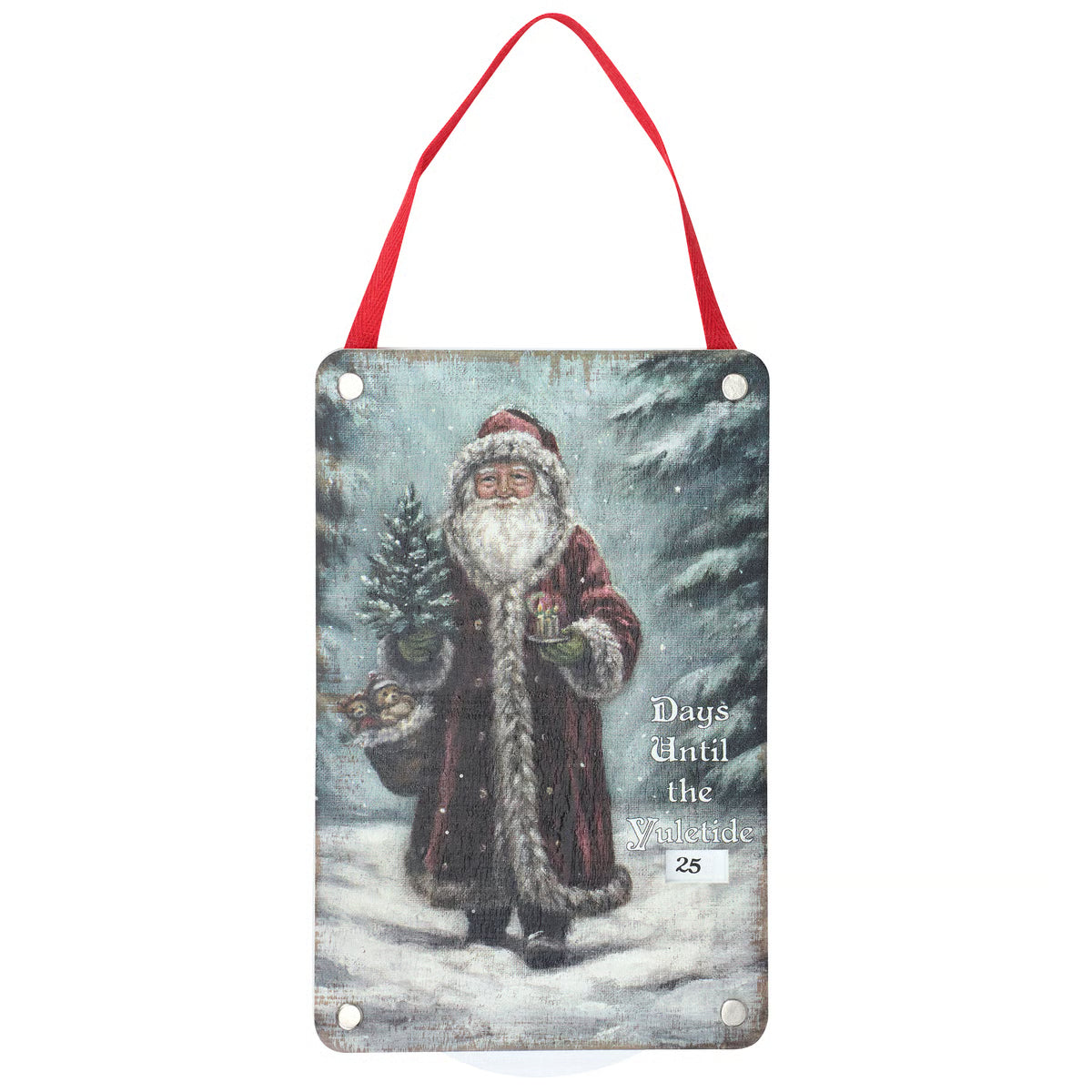 Yuletide Countdown Wheel Ornament