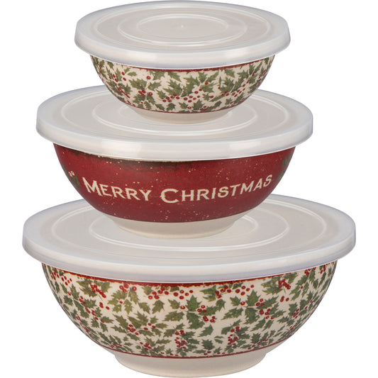 bowls, christmas, serving pieces