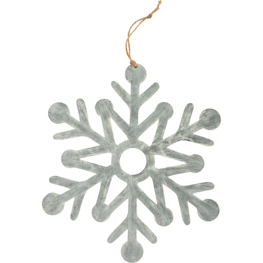 hanging, snowflake, metal, christmas