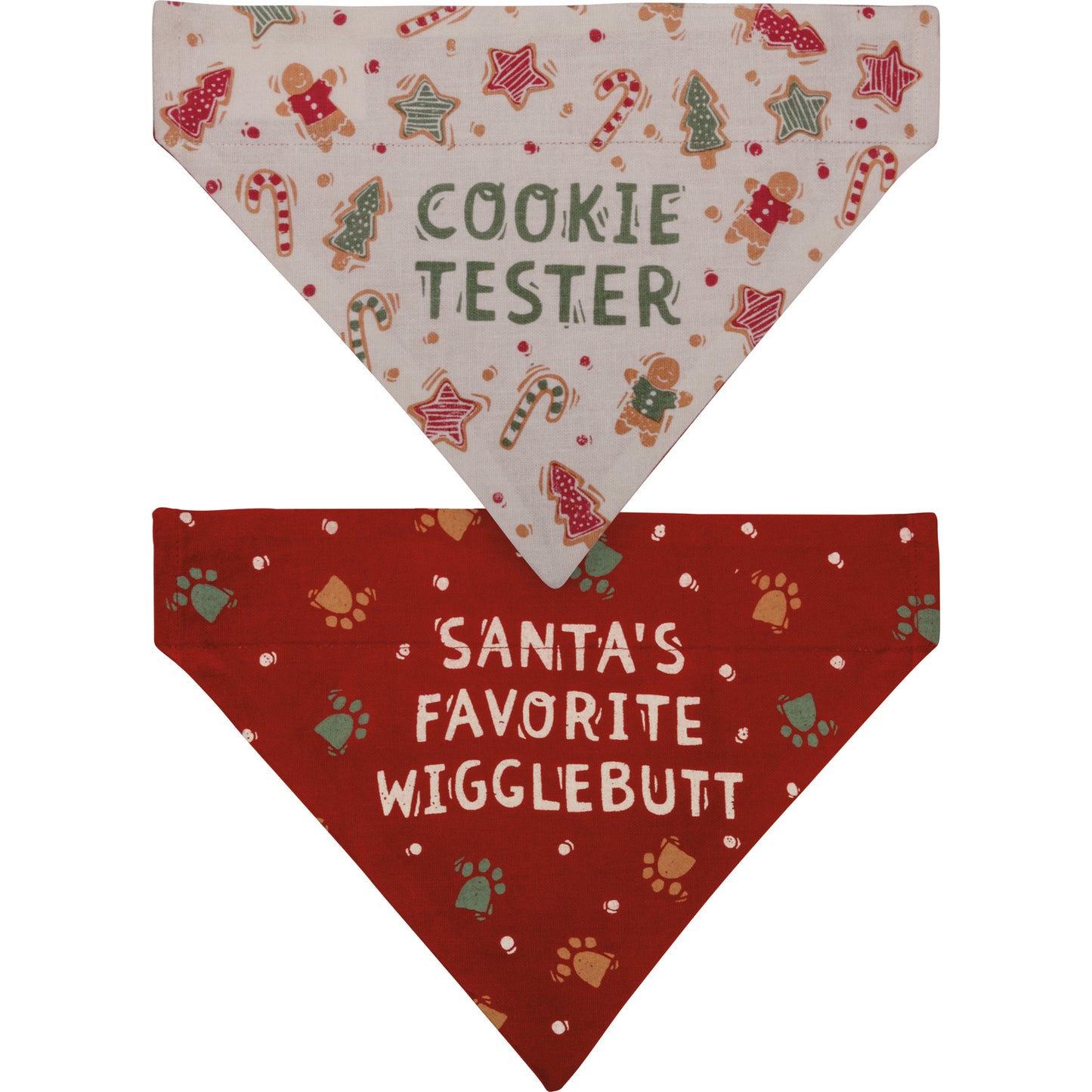 christmas, dog, bandana, cookie tester, large