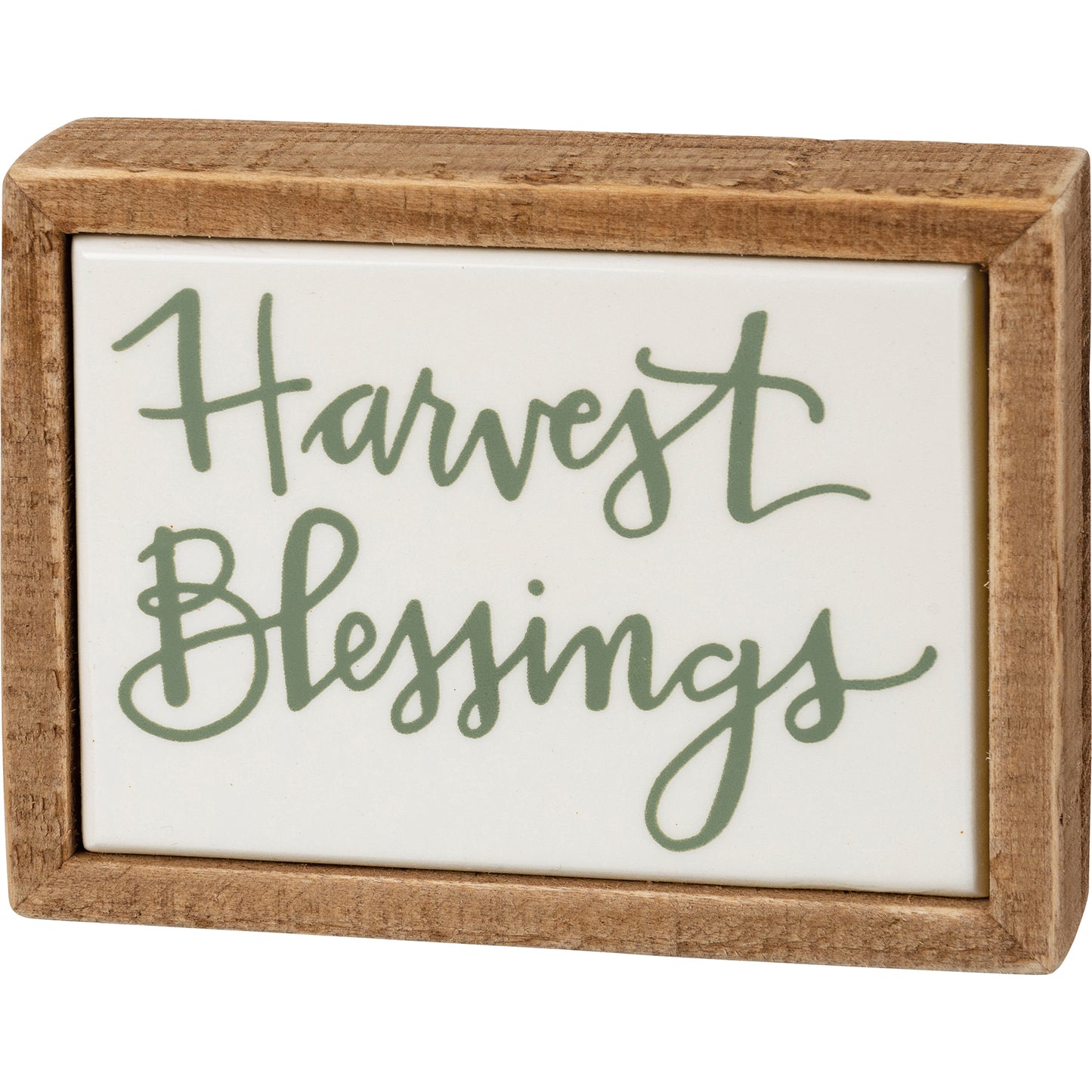 harvest, blessings, mini, sign, wood, fall. thanksgiving, tier tray