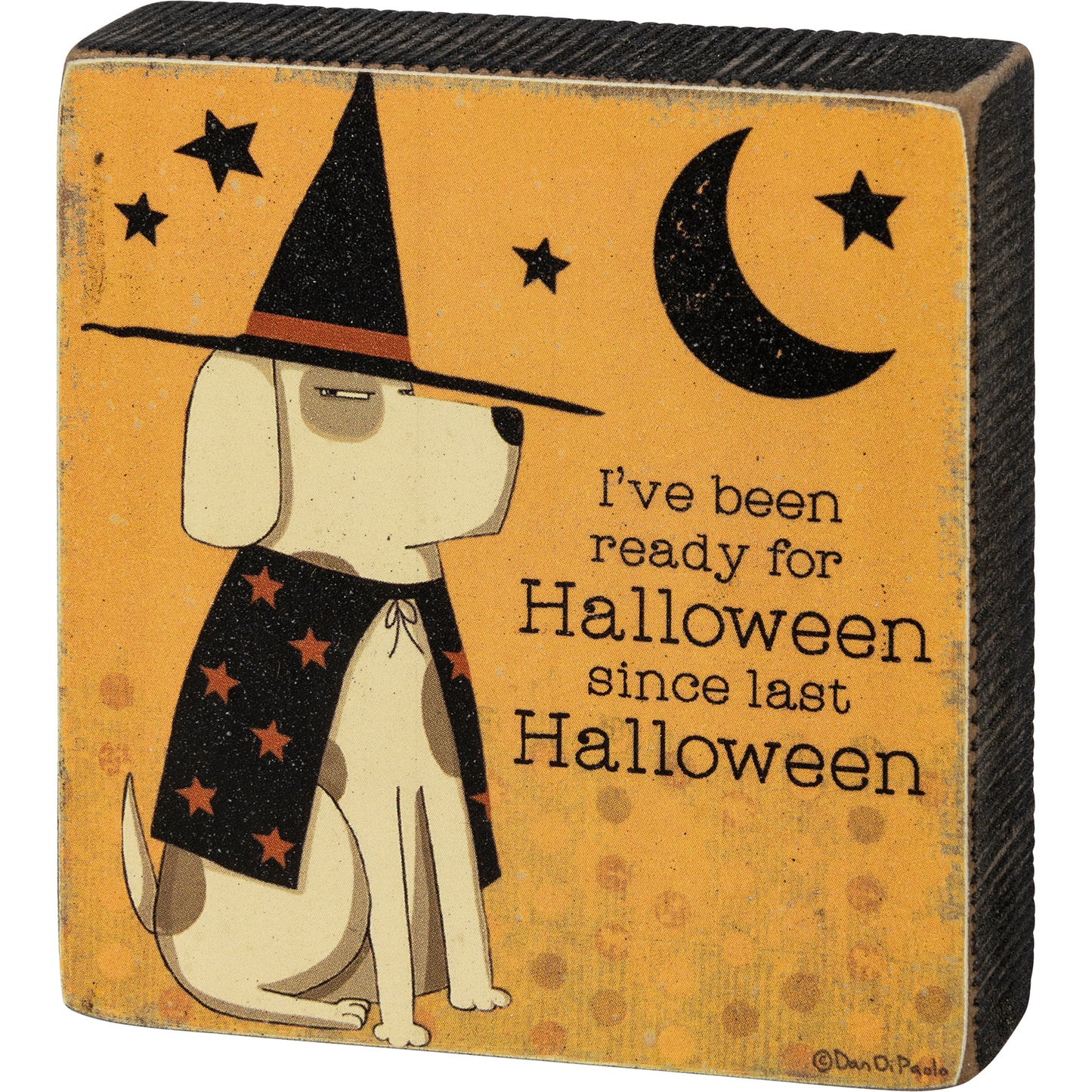 mini, sign, halloween, dog, shelf sitter, tier tray