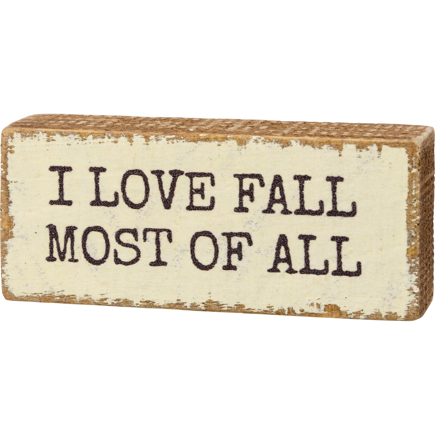 love fall most of all, mini, sign, shelf sitter, tier tray, wood