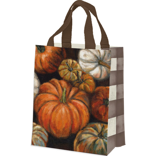 daily tote, pumpkins