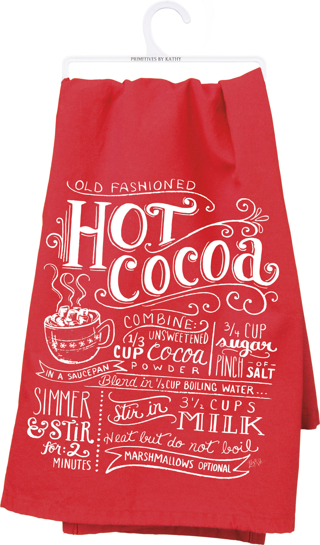 hoy cocoa, tea towels, t-towel, recipe, christmas, fall