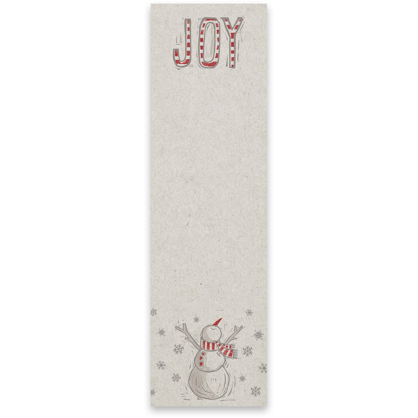 list, note, pad, snowman, joy, christmas, winter