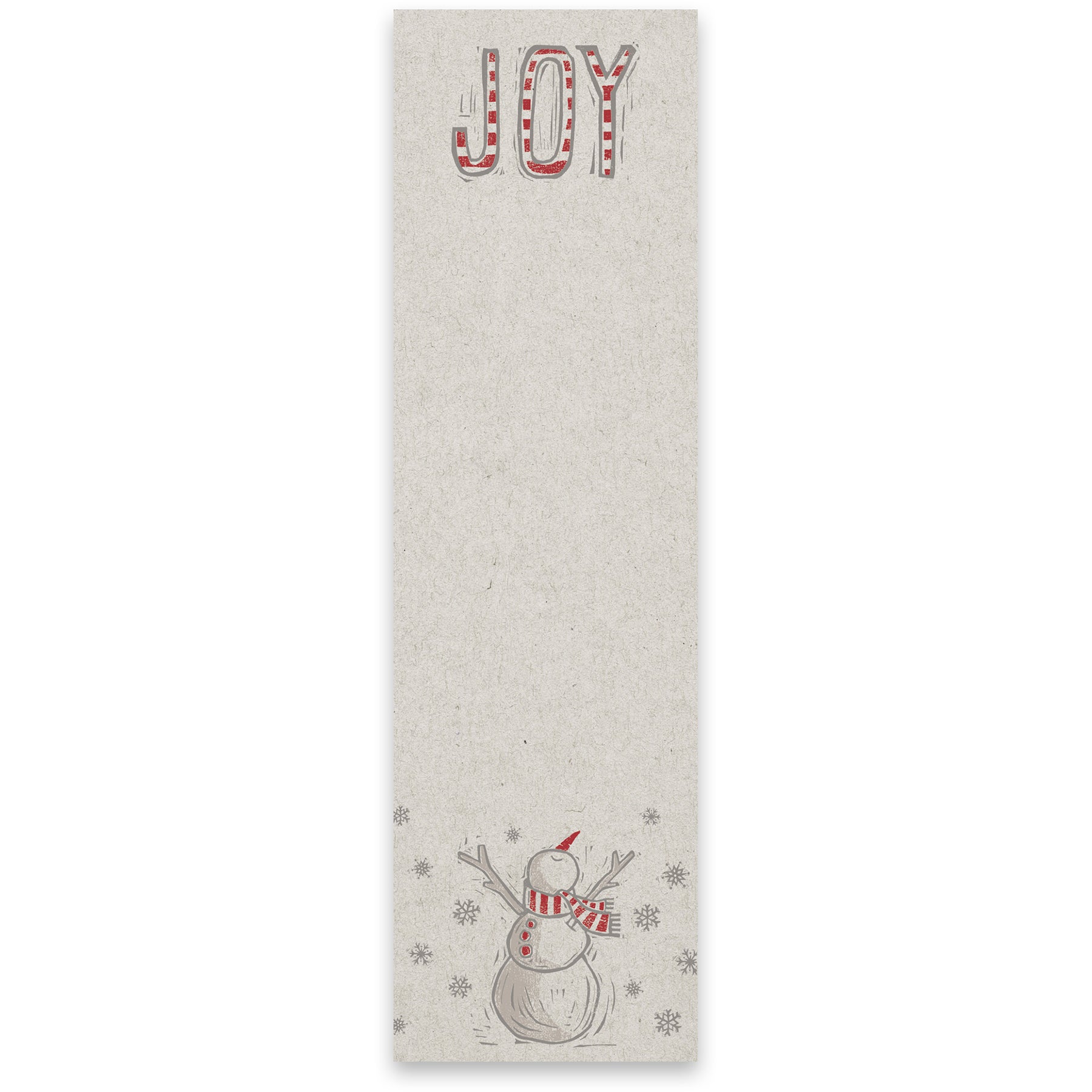 list, note, pad, snowman, joy, christmas, winter