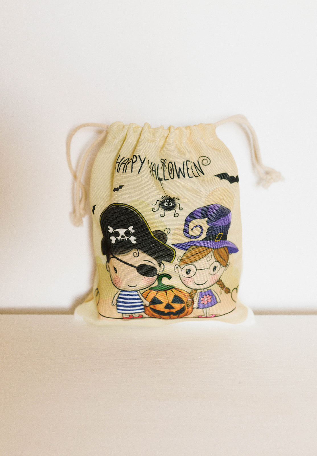 halloween gift bags, pirate, kids, pumpkin