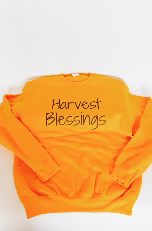 harvest, blessing, sweatshirt, crewneck, clothing, fall