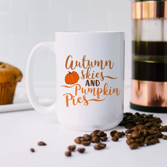 mug, fall, autumn, pumpkin, pie