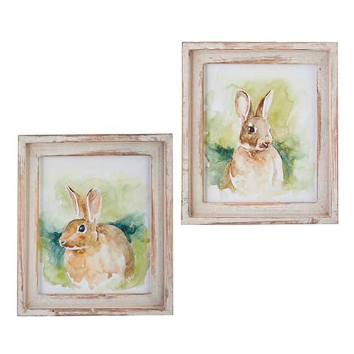 Field Bunny Framed Wall Art - 2 Styles