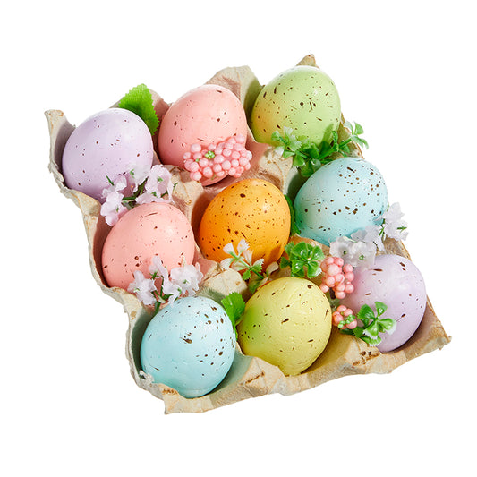 Crate of Speckled Eggs