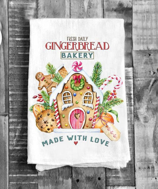 gingerbread, bakery, t-towel, tea towel