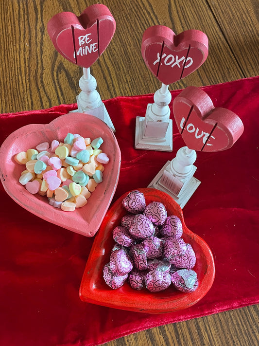 Small Sweetheart Heart Bowl - Pink or Red