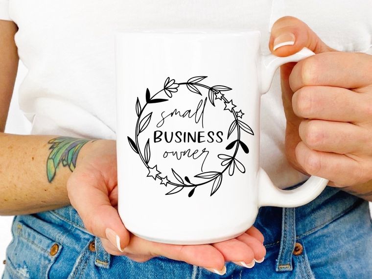 mug, small business, owner